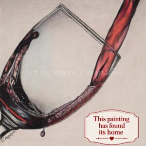 Wine Glass -  SOLD
