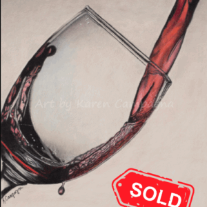 Wine Glass -  SOLD